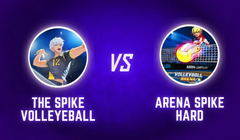 the Spike vs Volleyball Arena Spike Hard